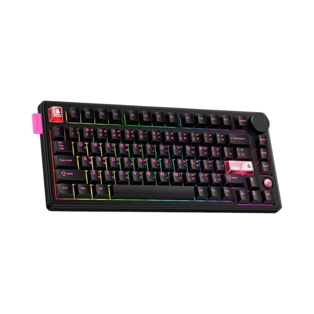 คีย์บอร์ดเกมมิ่ง ONIKUMA HANE 81-KEYS THREE MODES - สีดำ